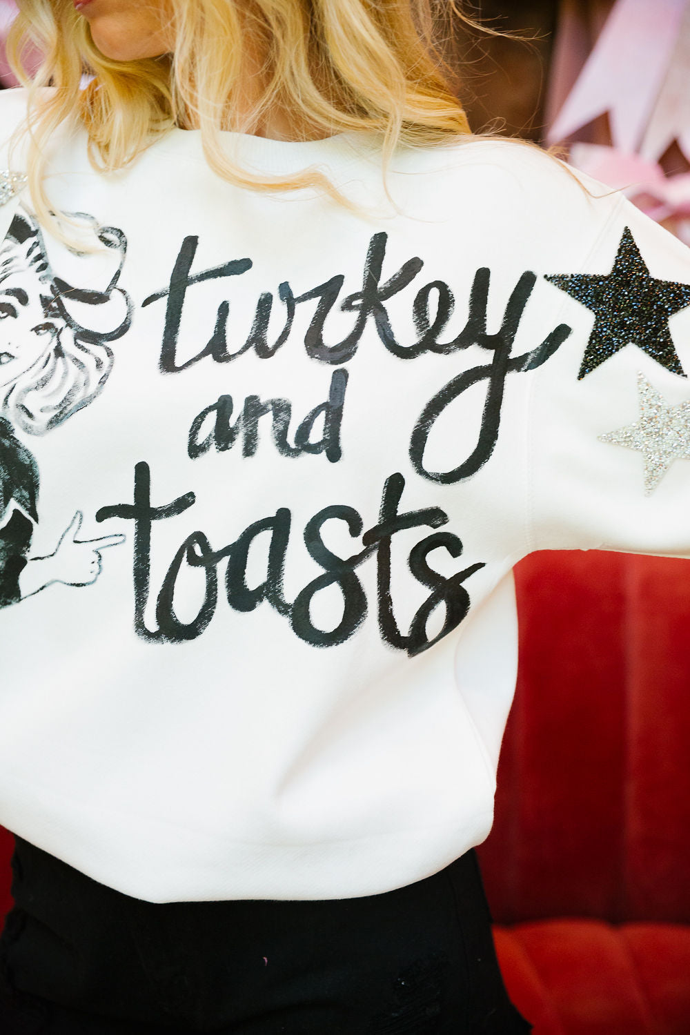 TURKEY AND TOASTS STAR PULLOVER PULLOVER Judith March
