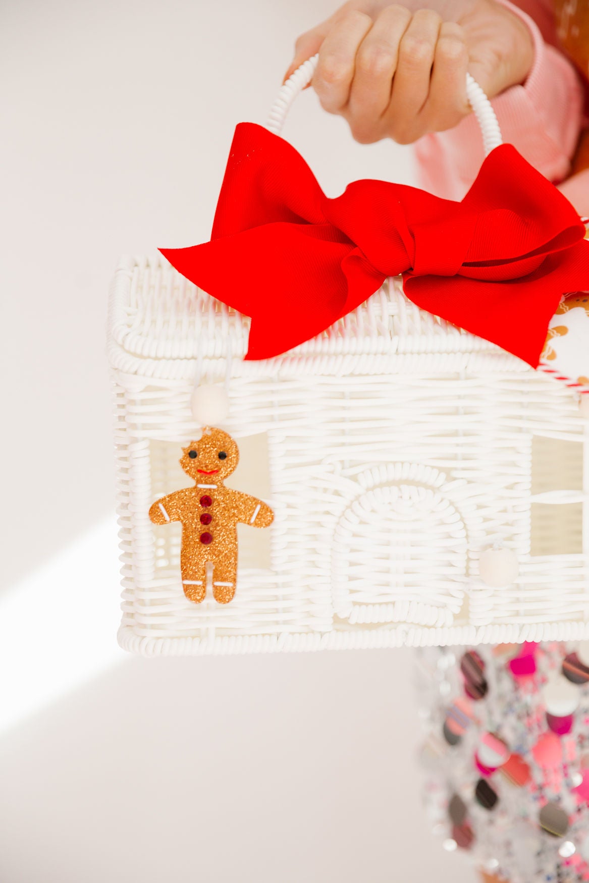 CHRISTMAS BOW COTTAGE BAG BAG Judith March