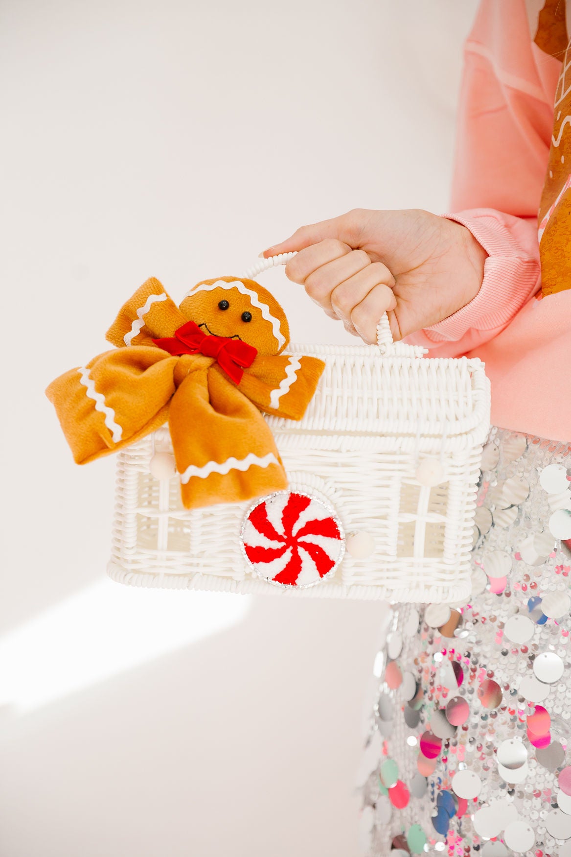 PEPPERMINT WICKER BAG BAG Judith March