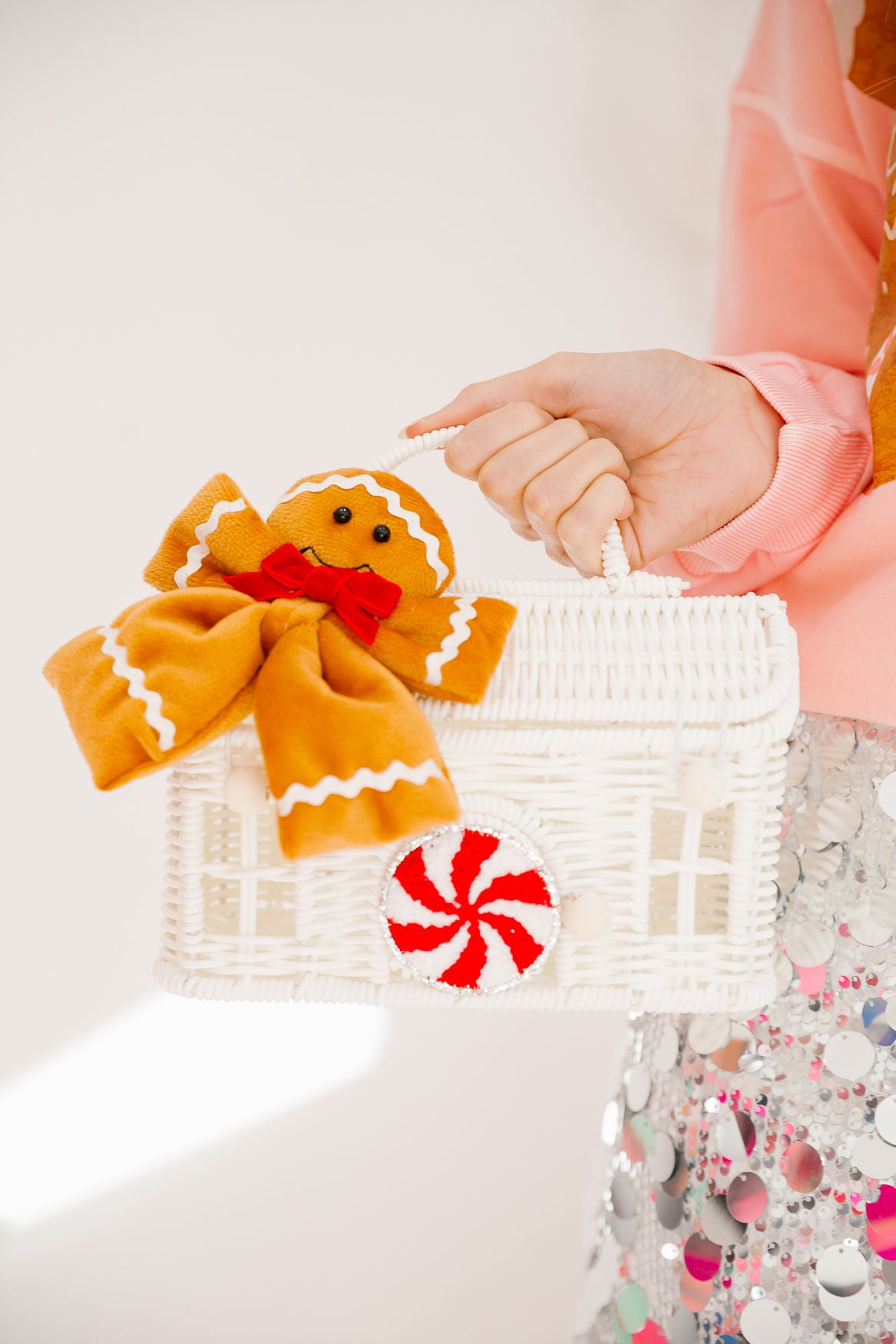 PEPPERMINT WICKER BAG BAG Judith March