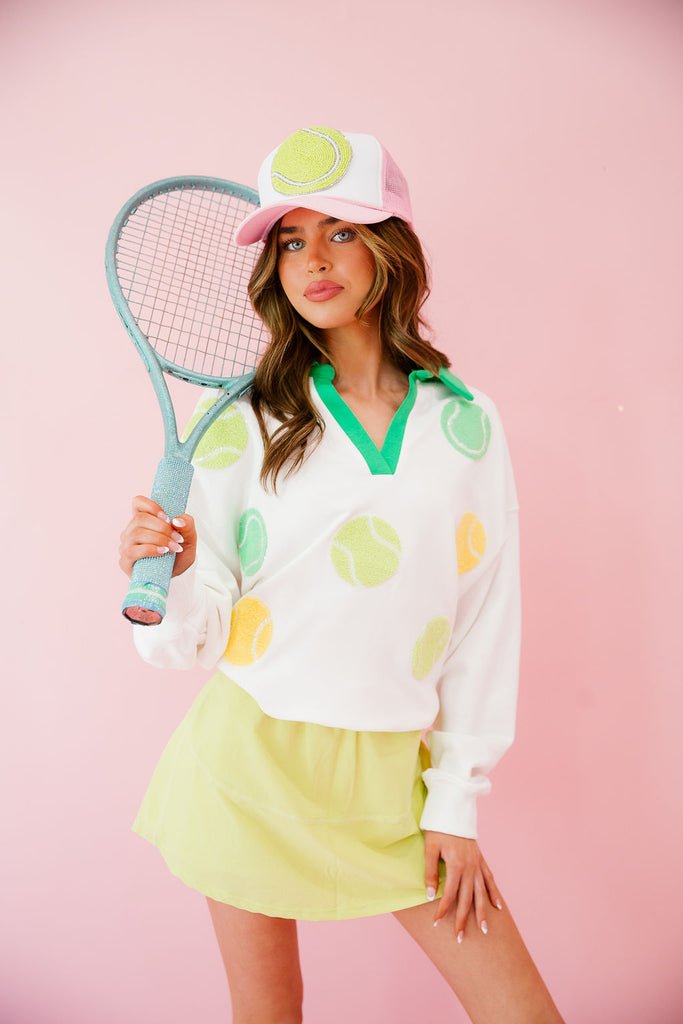 SPORTY GIRL CREW NECK PULLOVER Judith March