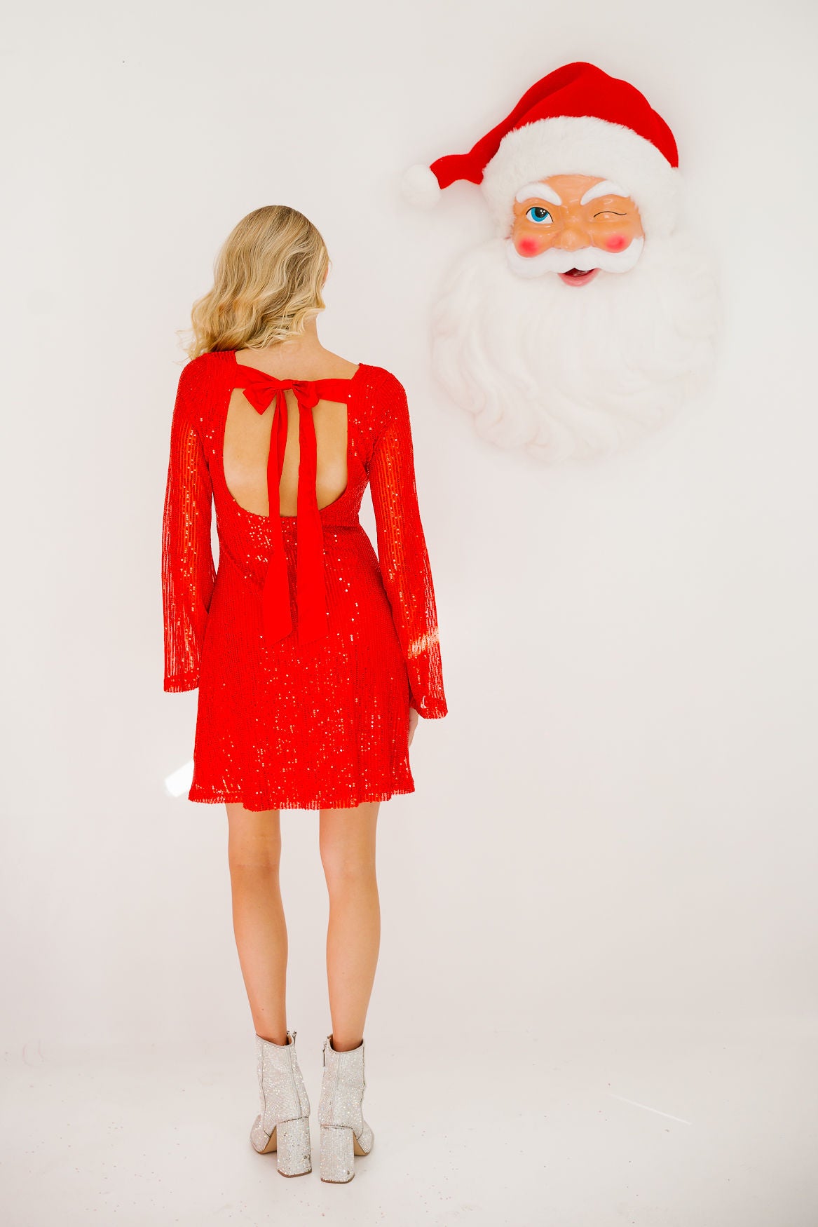 NUTCRACKER RED SEQUIN DRESS DRESS Judith March