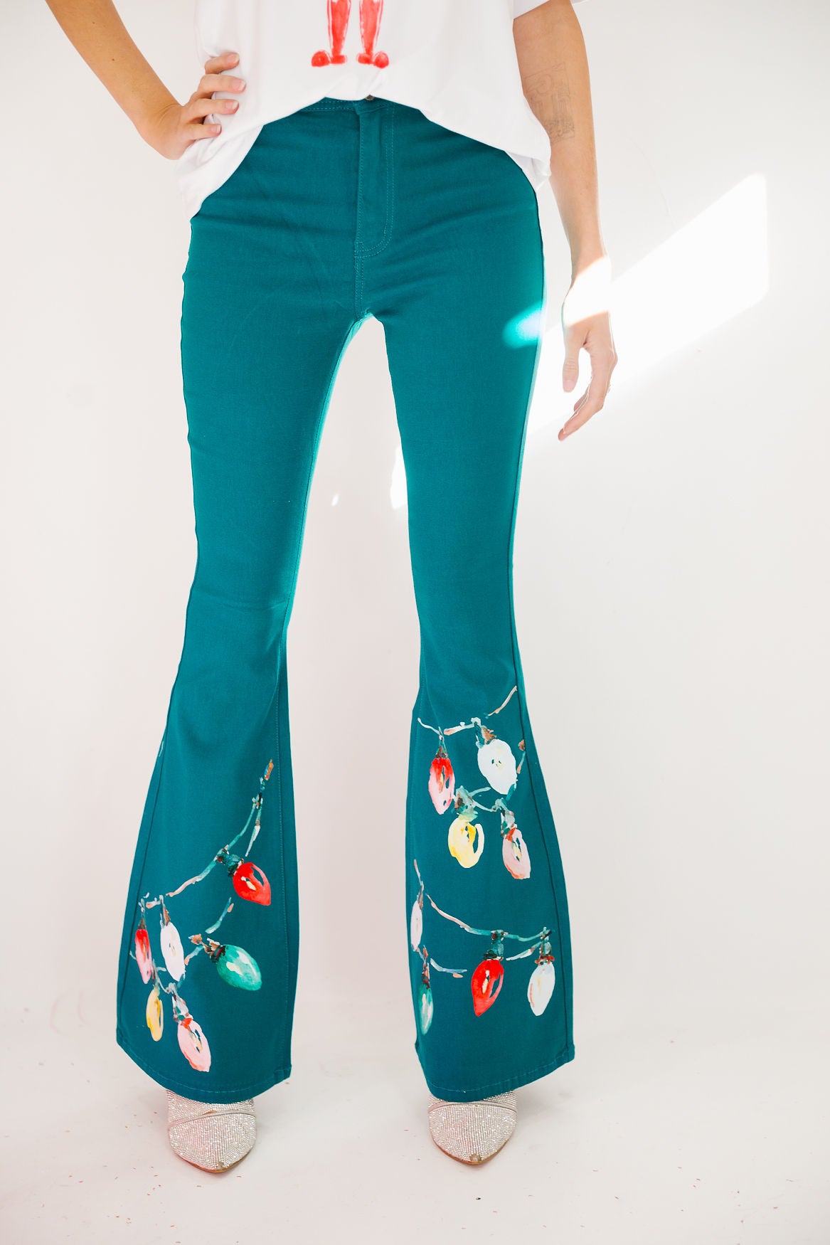 DECK THE HALLS FLARE PANTS FLARES Judith March