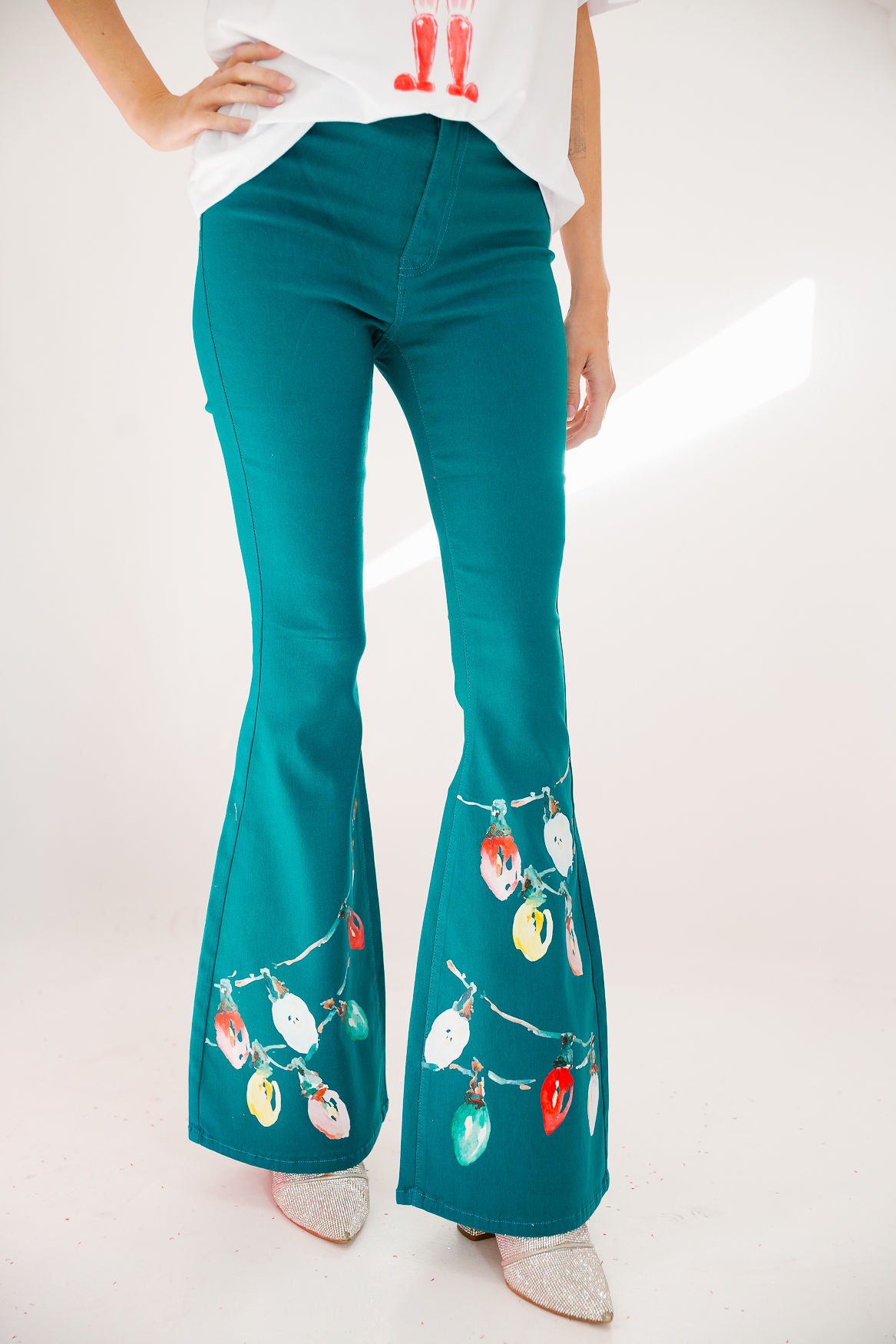 DECK THE HALLS FLARE PANTS FLARES Judith March