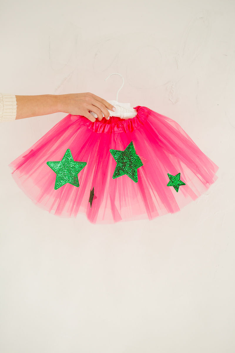 MINI KIDS GREEN STAR PINK TUTU Tutu skirt Judith March