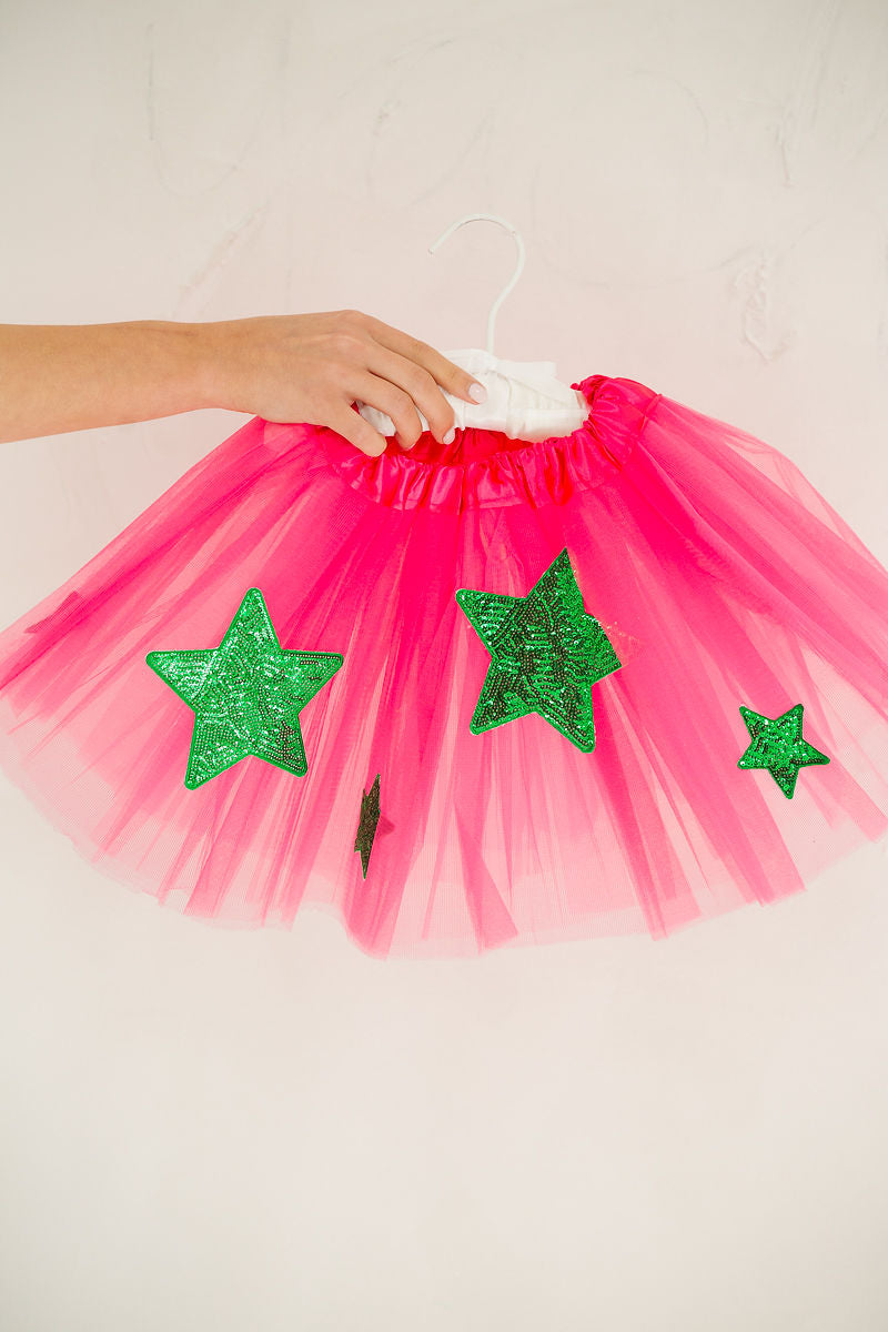MINI KIDS GREEN STAR PINK TUTU Tutu skirt Judith March