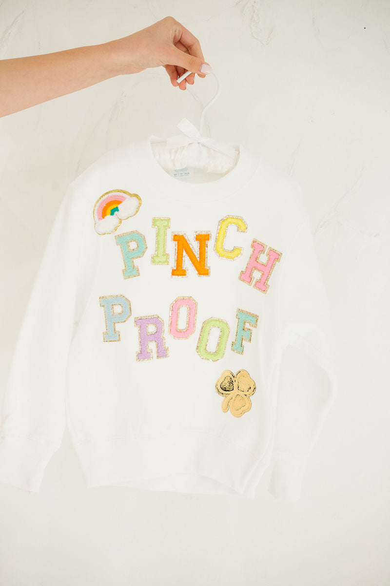 MINI KIDS PINCH PROOF WHITE PULLOVER PULLOVER Judith March