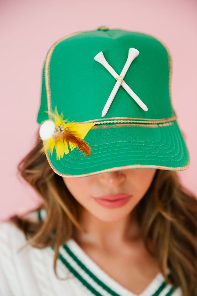 GOLF TEE GREEN TRUCKER HAT (PRE-ORDER) TRUCKER HAT Judith March