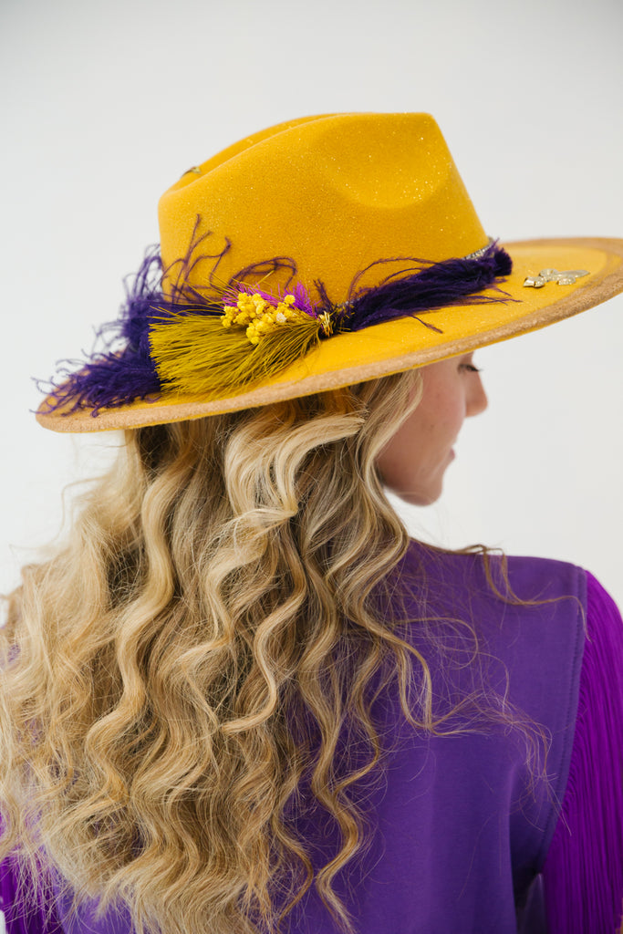 FLEUR DE LIS TIGER RANCHER HAT gameday23 Judith March   