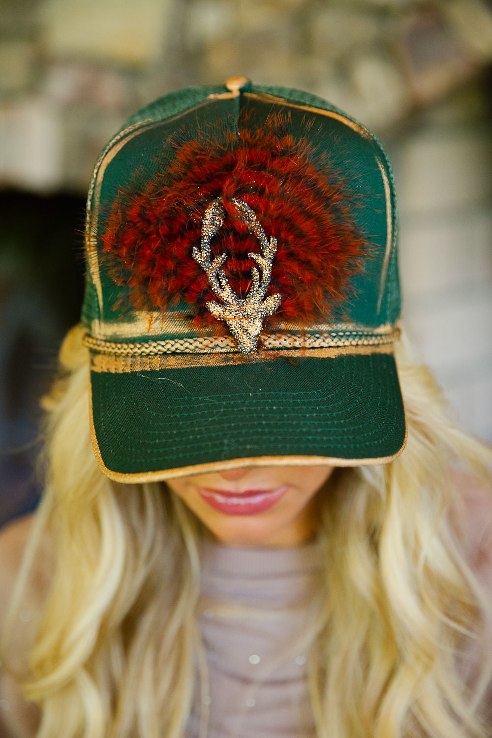 WILD BUCK STRUCTURED HAT TRUCKER HAT Judith March
