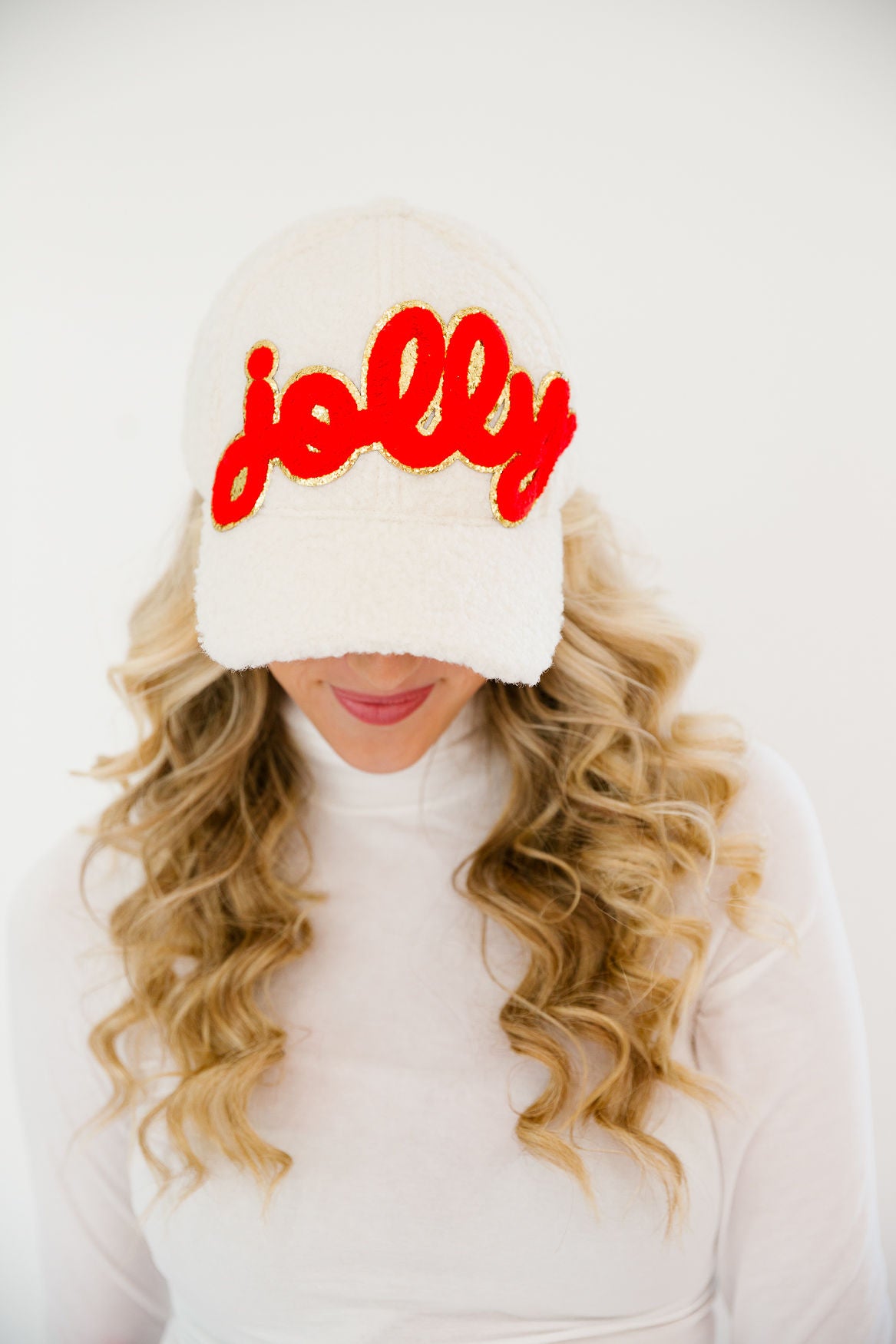 RED JOLLY SHERPA HAT TRUCKER HAT Judith March