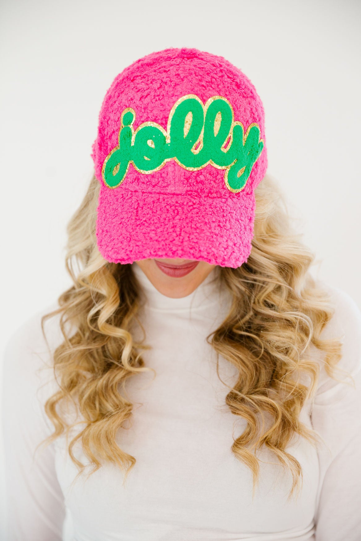 GREEN JOLLY SHERPA HAT TRUCKER HAT Judith March