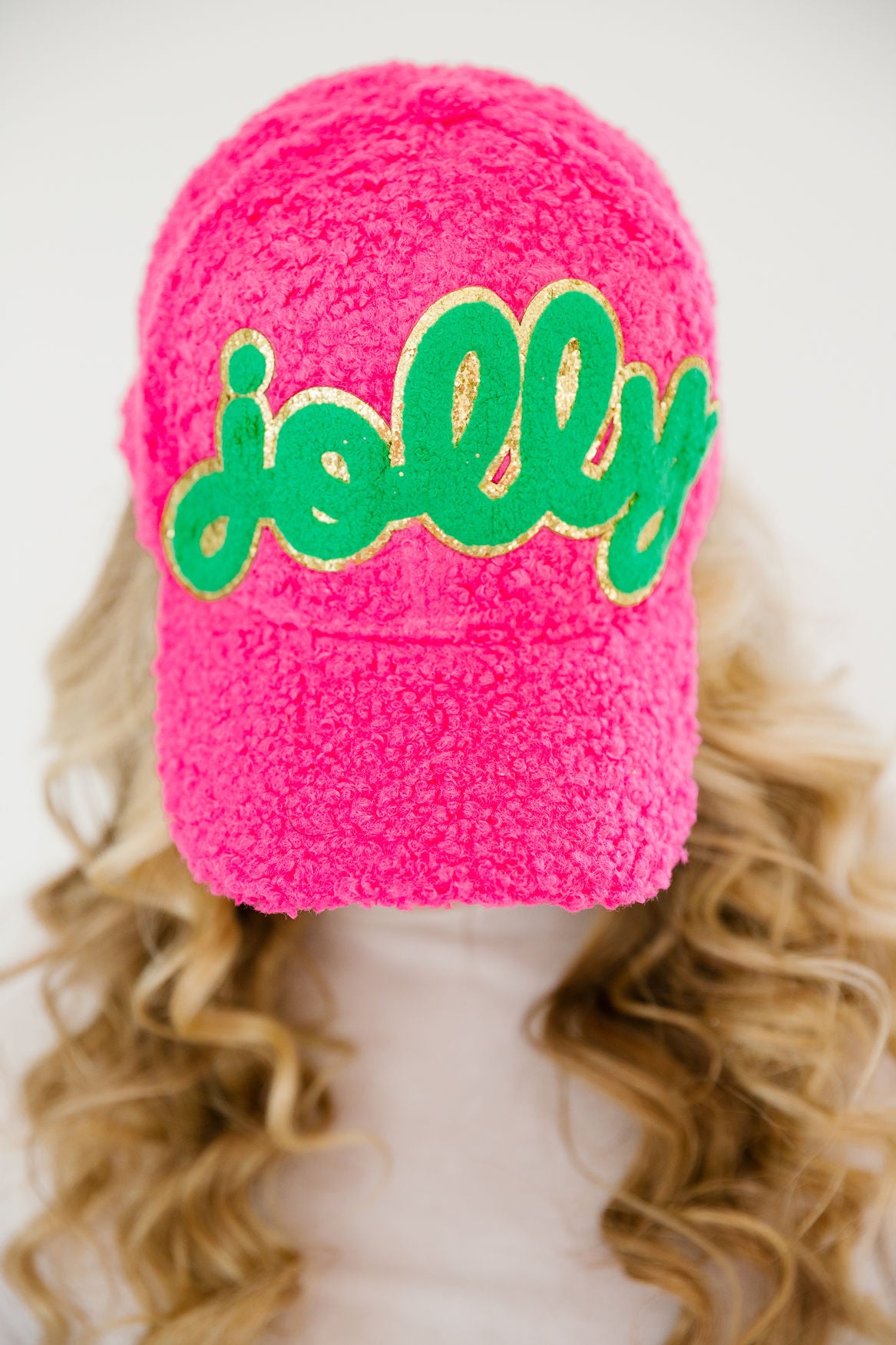 GREEN JOLLY SHERPA HAT TRUCKER HAT Judith March