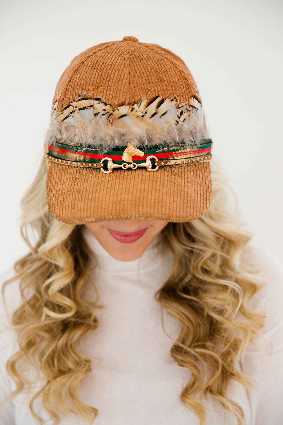 WILD RIDE CORDUROY HAT TRUCKER HAT Judith March