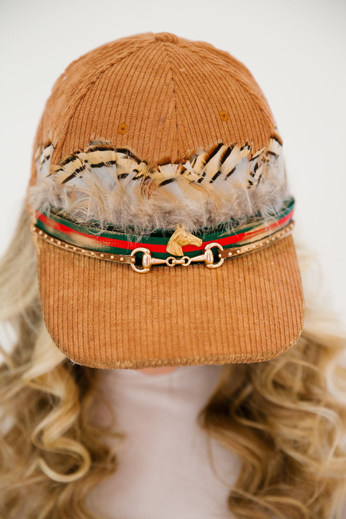 WILD RIDE CORDUROY HAT TRUCKER HAT Judith March