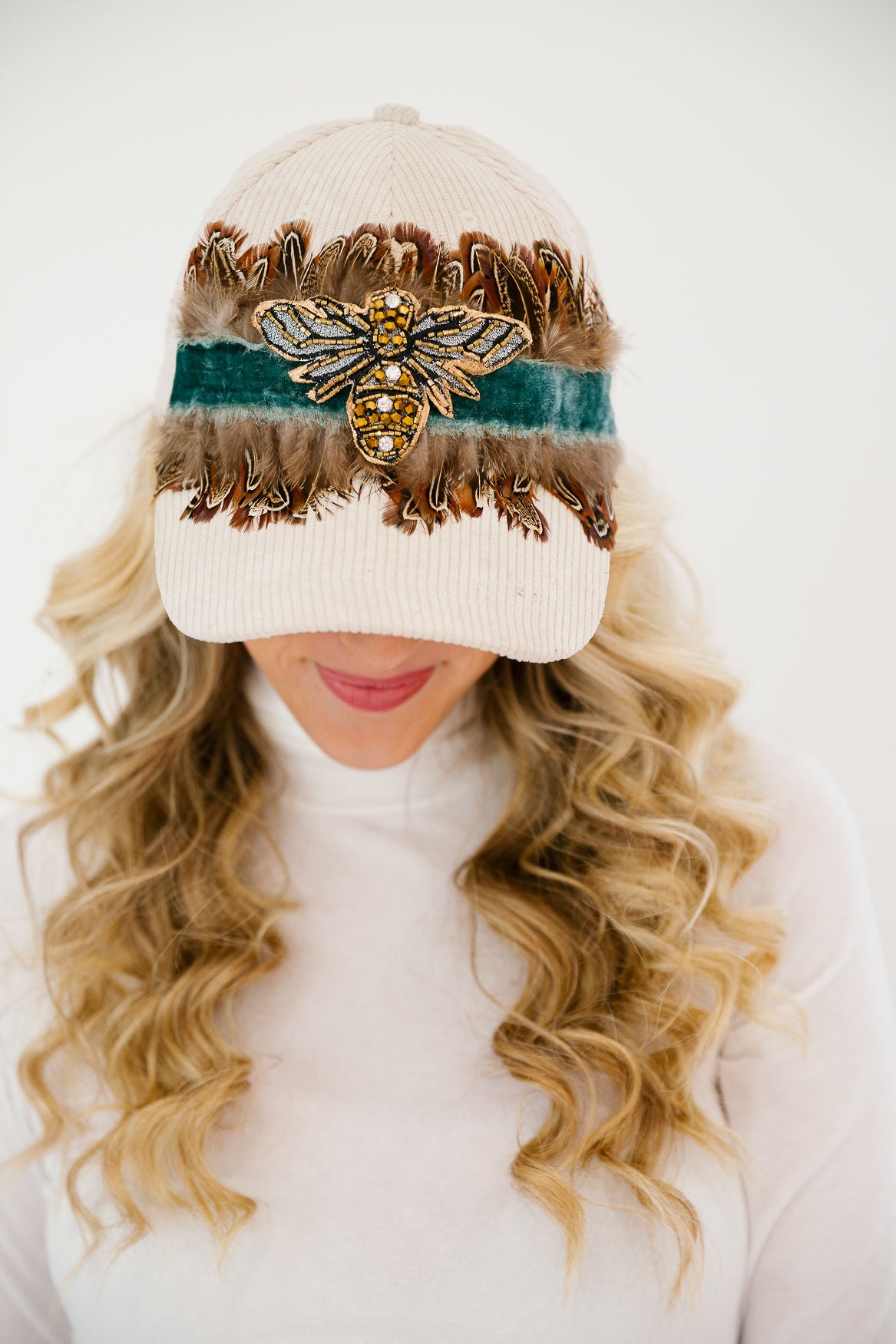 WILD HIVE CORDUROY HAT TRUCKER HAT Judith March