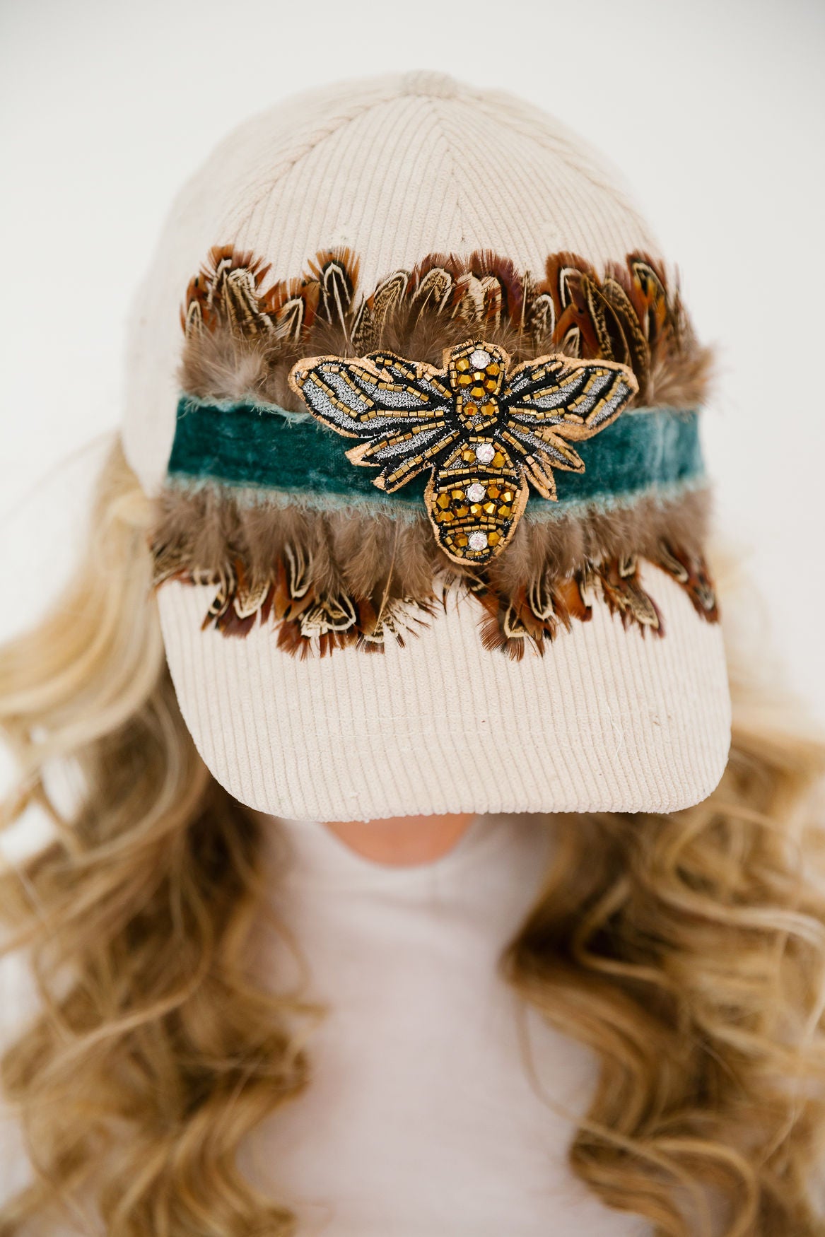 WILD HIVE CORDUROY HAT TRUCKER HAT Judith March
