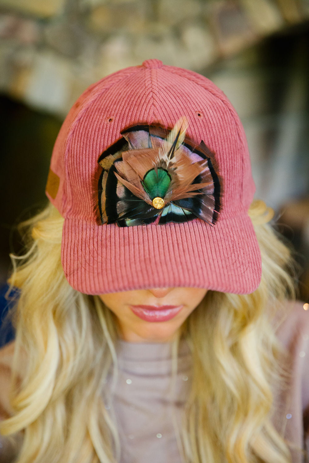 STUFFING SEASON CORDUROY HAT TRUCKER HAT Judith March