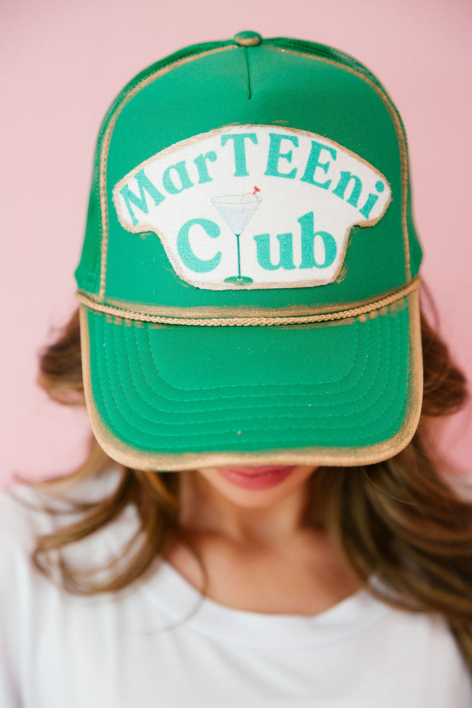 MARTEENI CLUB GREEN TRUCKER HAT (PRE-ORDER) TRUCKER HAT Judith March