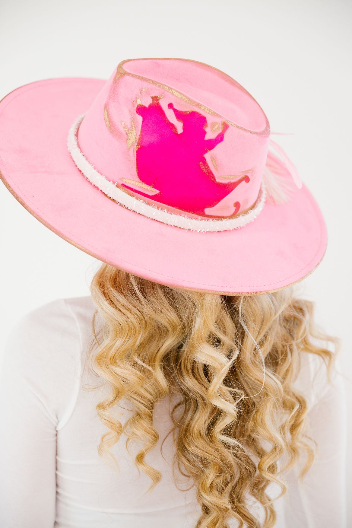 SLEIGH BELLS PINK RANCHER HAT RANCHER HAT Judith March