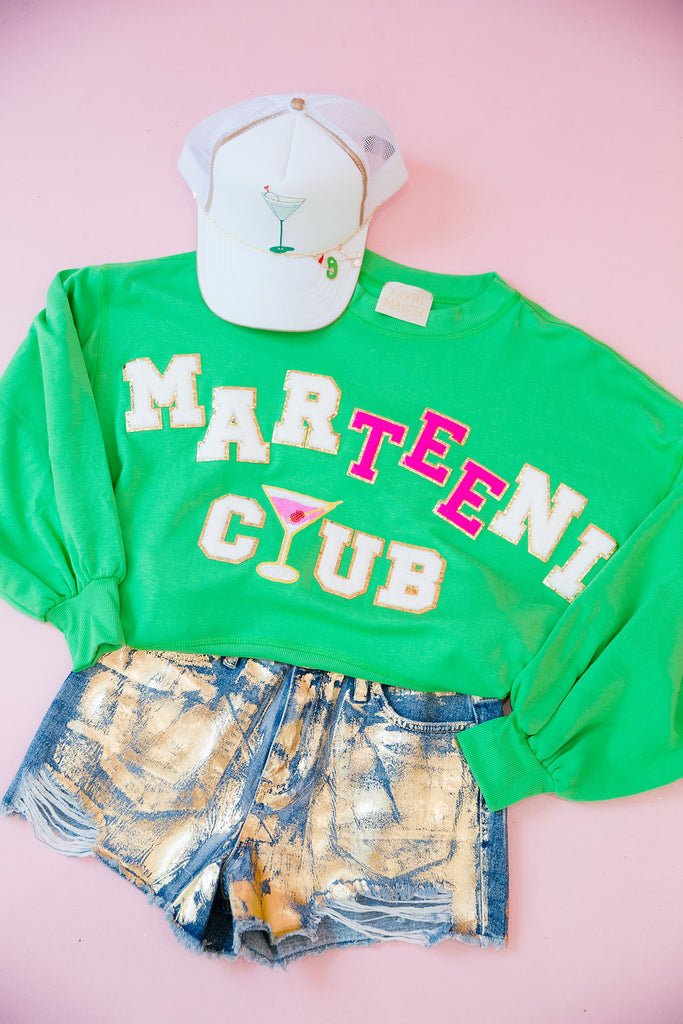 MARTEENI CLUB GREEN PULLOVER PULLOVER Judith March