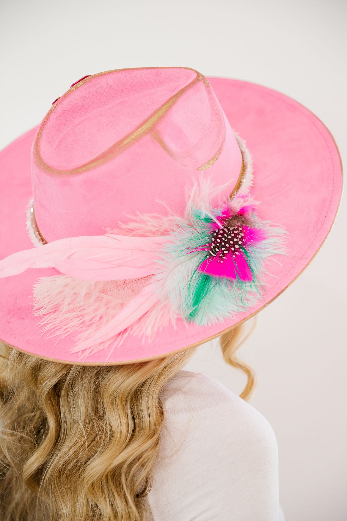 SLEIGH BELLS PINK RANCHER HAT RANCHER HAT Judith March