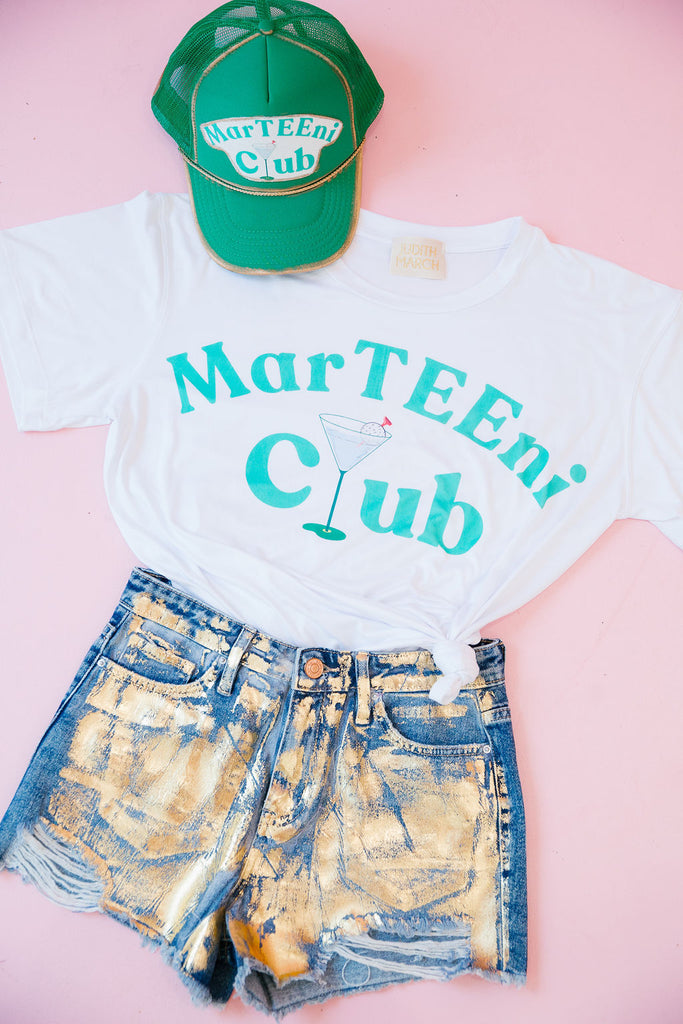 MARTEENI CLUB WHITE TEE TEE Judith March
