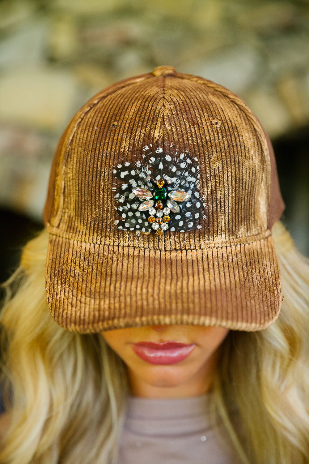 GOLDEN HIVE CORDUROY HAT TRUCKER HAT Judith March