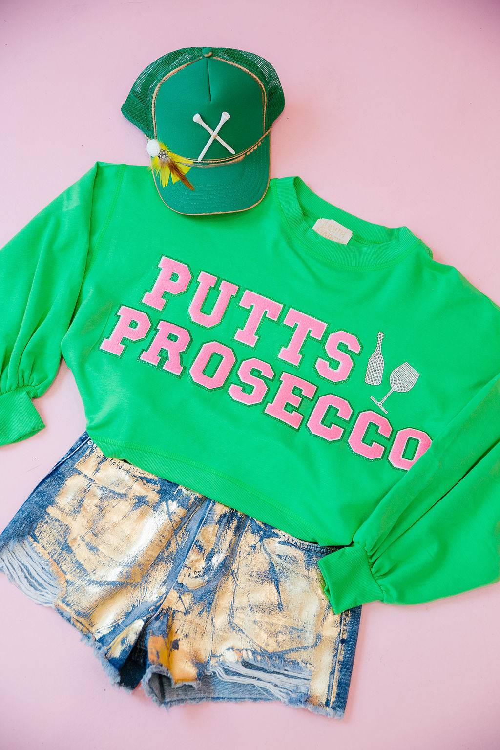 PUTTS PROSECCO GREEN PULLOVER PULLOVER Judith March
