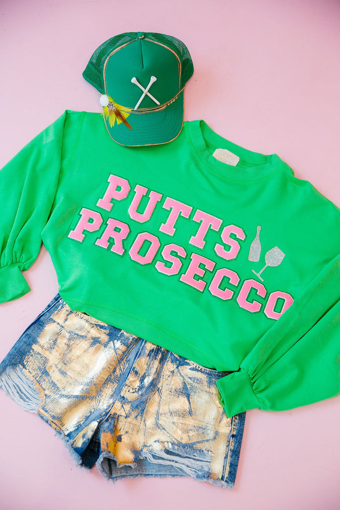 PUTTS PROSECCO GREEN PULLOVER PULLOVER Judith March