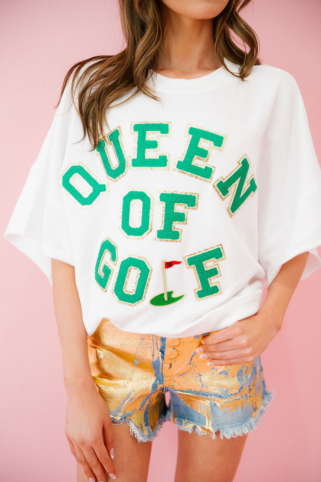 QUEEN OF GOLF SLEEVELESS PULLOVER TEE Judith March