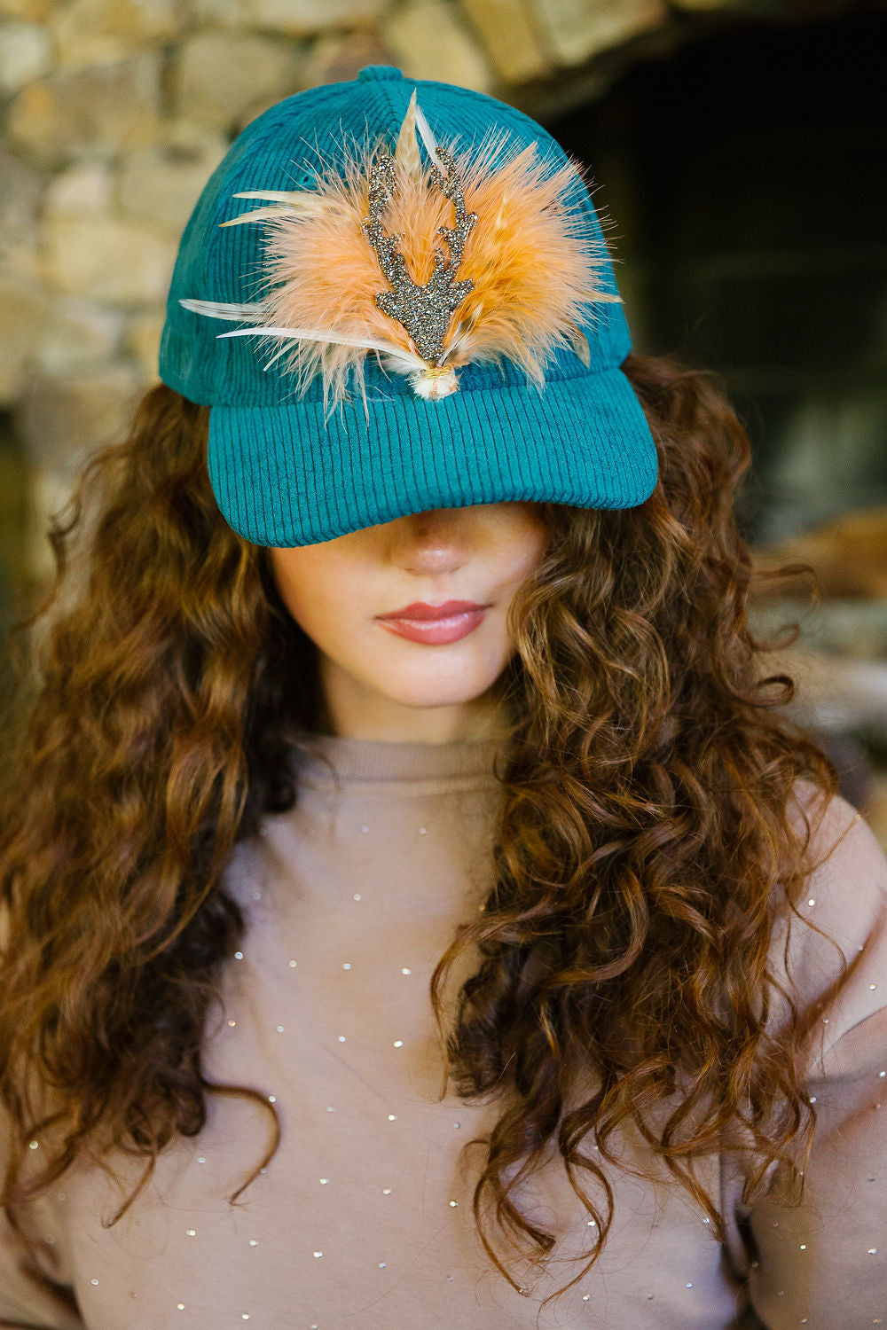 HUNTER CHIC CORDUROY HAT TRUCKER HAT Judith March