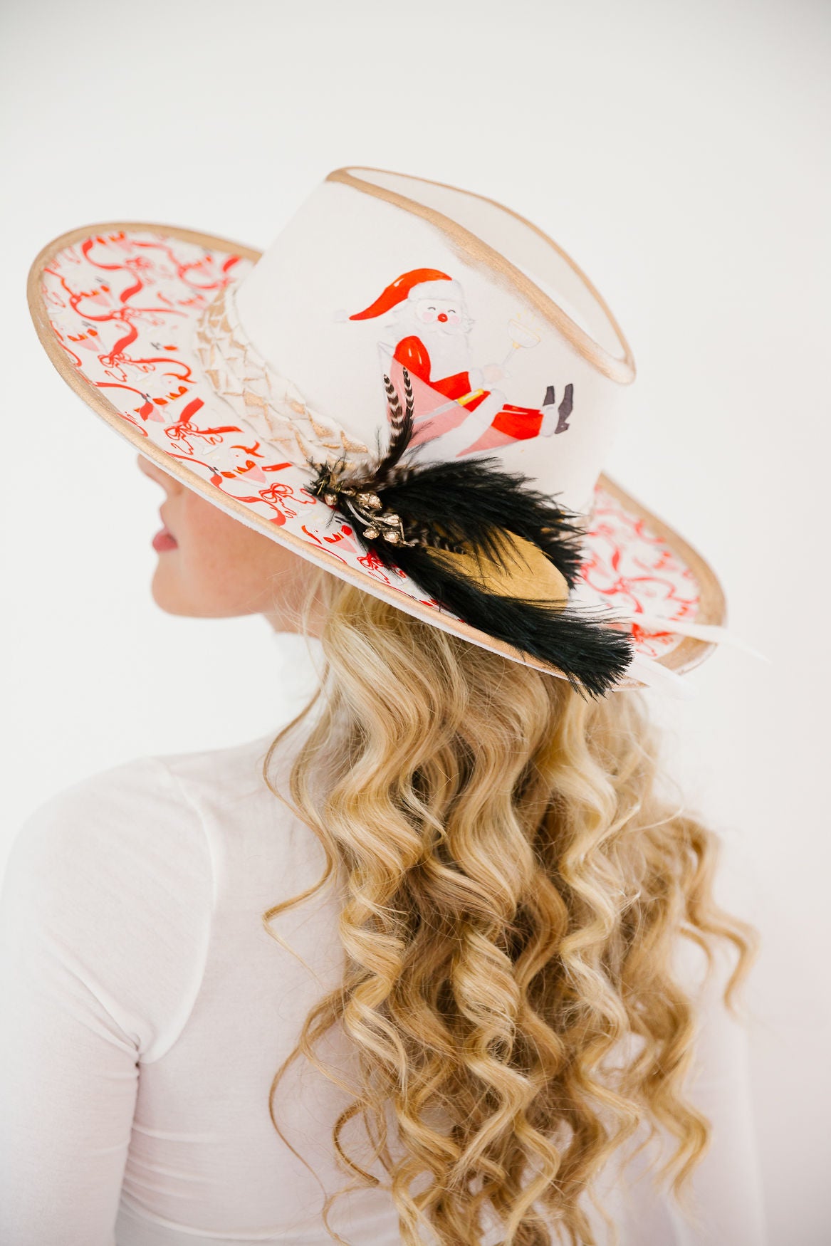 TIPSY SANTA RANCHER HAT RANCHER HAT Judith March