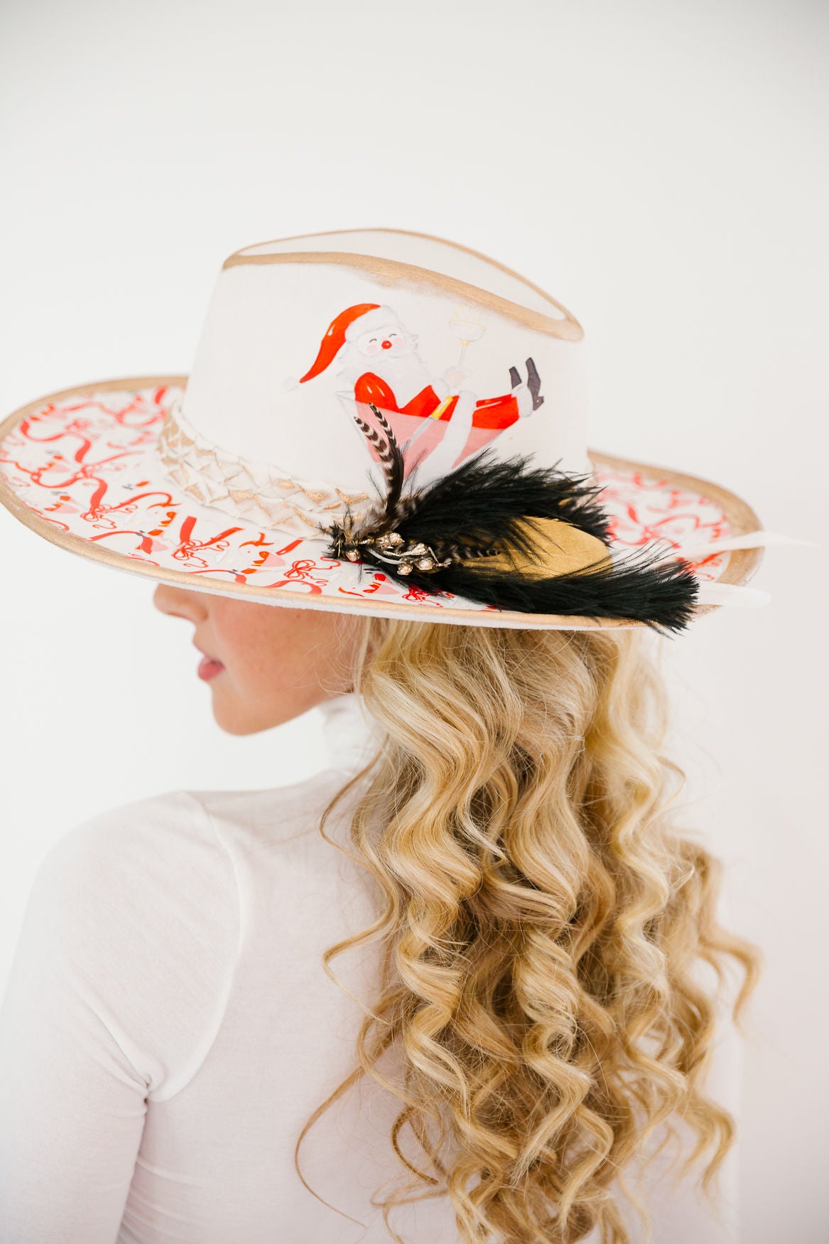 TIPSY SANTA RANCHER HAT RANCHER HAT Judith March