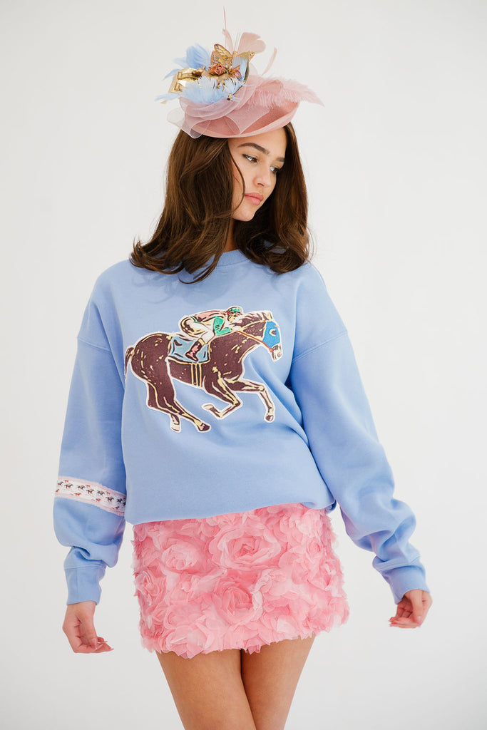 DERBY® DAYS BLUE PULLOVER PULLOVER Judith March