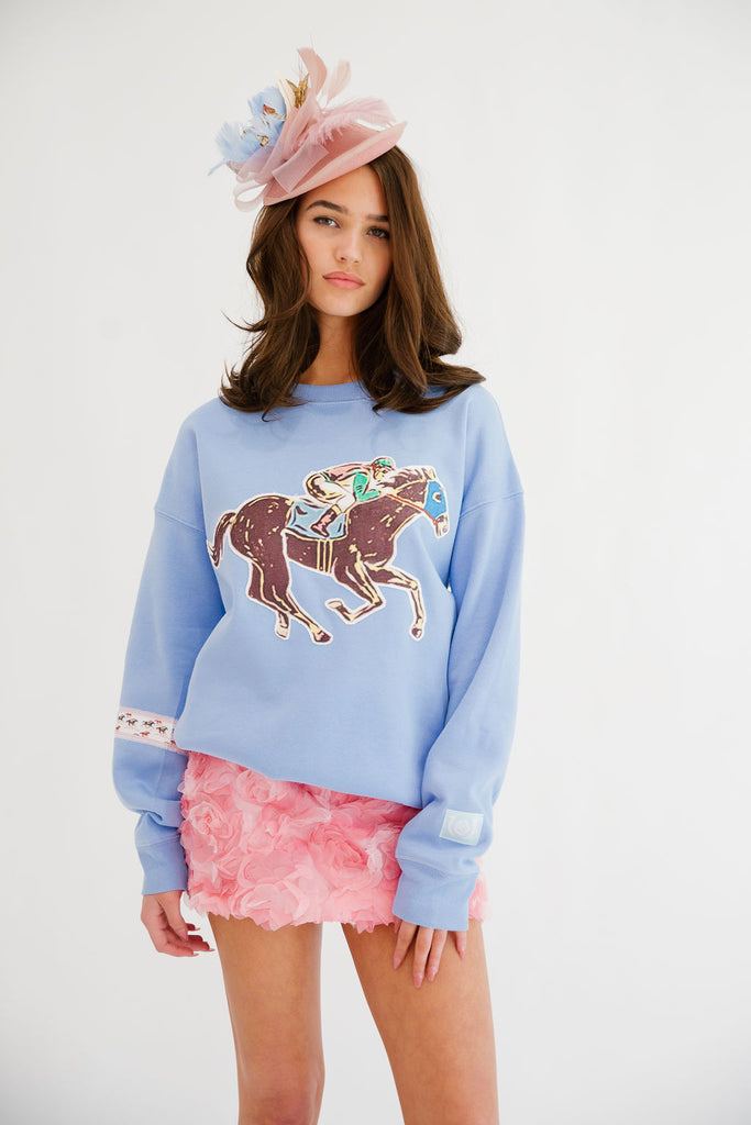 DERBY® DAYS BLUE PULLOVER PULLOVER Judith March
