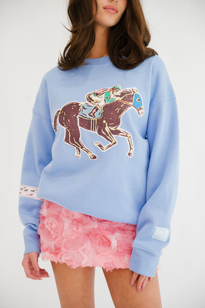 DERBY® DAYS BLUE PULLOVER PULLOVER Judith March