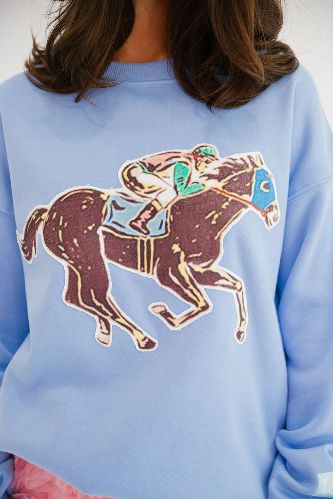 DERBY® DAYS BLUE PULLOVER PULLOVER Judith March
