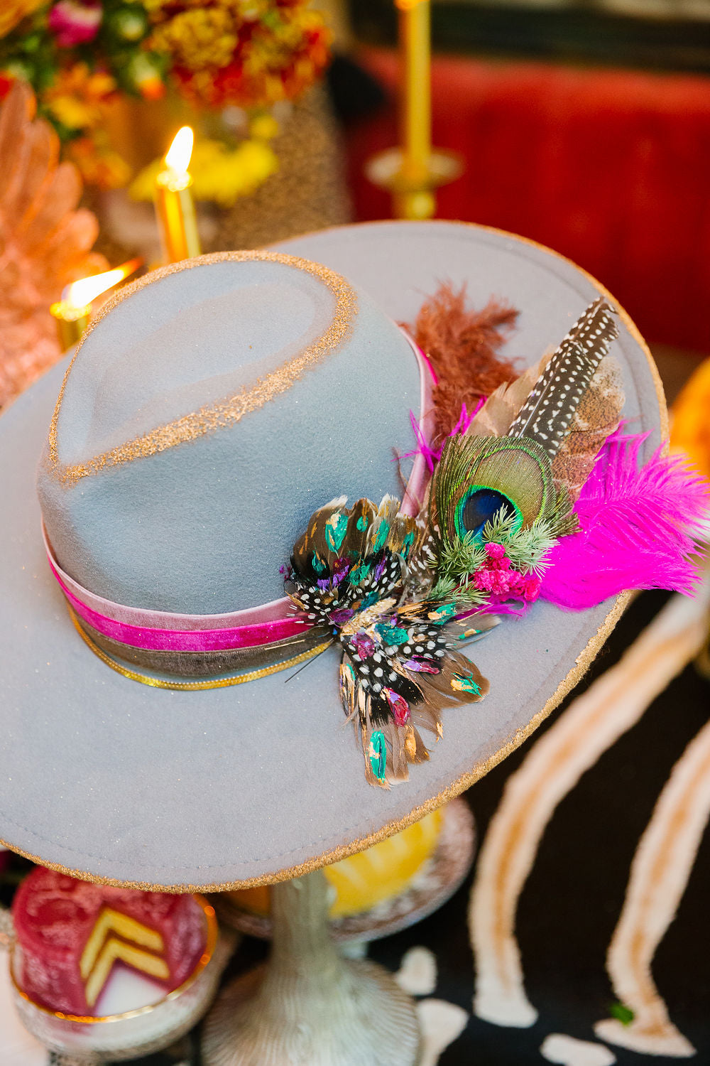 THE PEACOCK LUXE RANCHER HAT RANCHER HAT Judith March