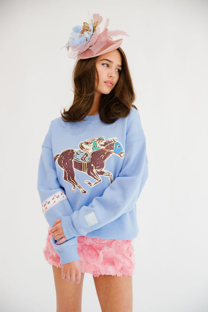DERBY® DAYS BLUE PULLOVER PULLOVER Judith March
