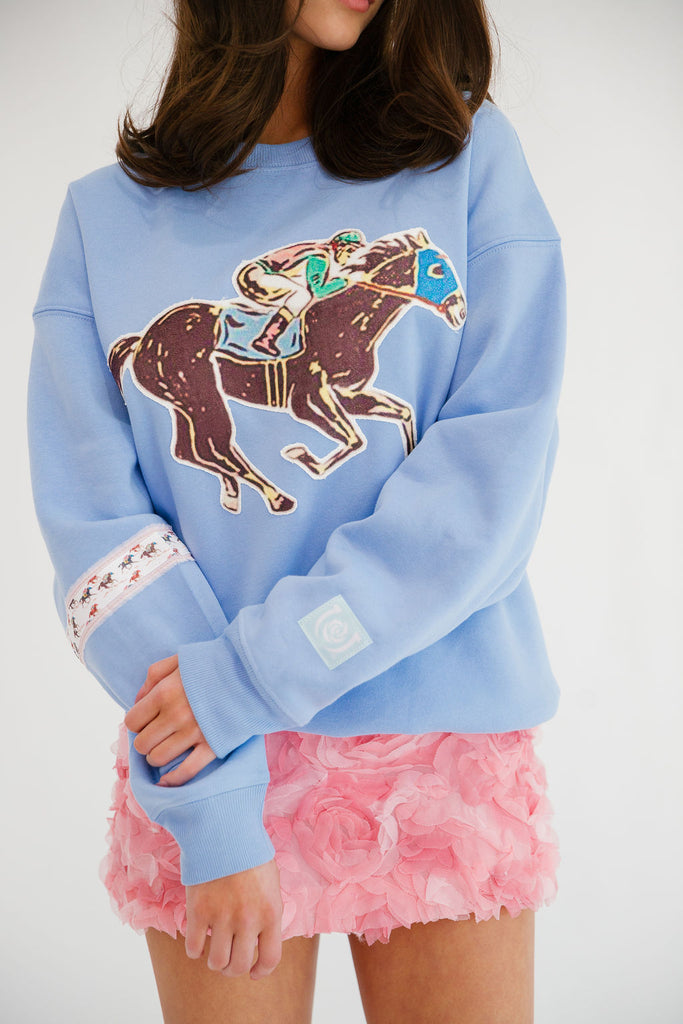 DERBY® DAYS BLUE PULLOVER PULLOVER Judith March