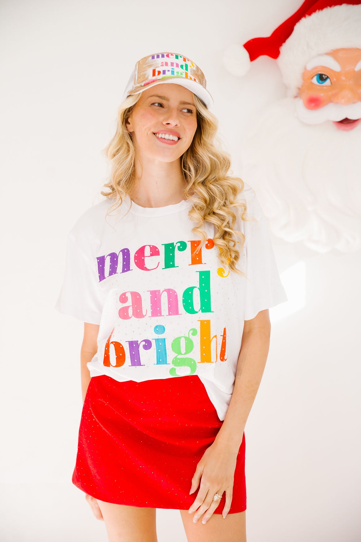 MERRY AND BRIGHT TEE TEE Judith March