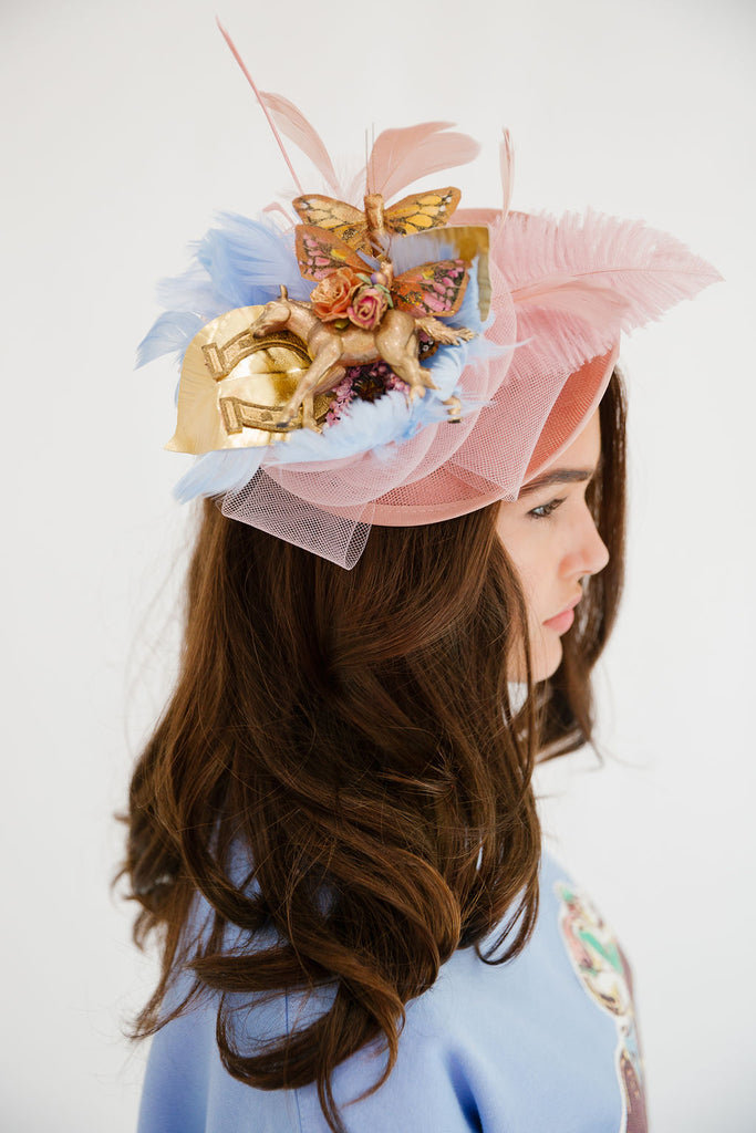 VICTORY LAP FASCINATOR FASCINATOR Judith March