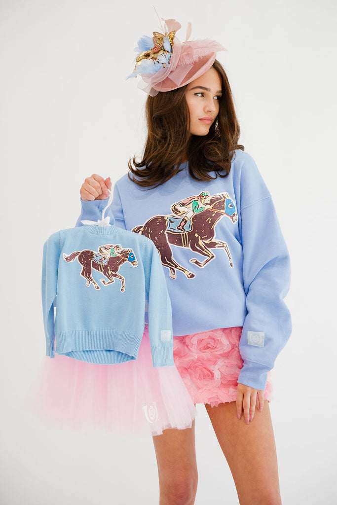 MINI KIDS DERBY® DAYS BLUE SWEATER SWEATER Judith March