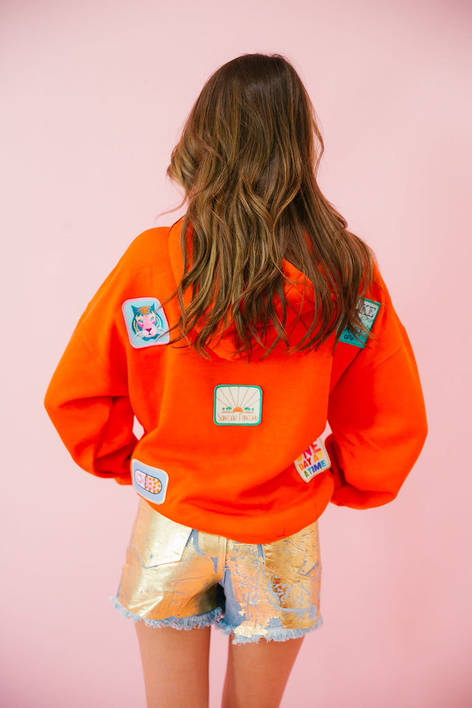 SUMMER PATCHES HOODIE PULLOVER Judith March