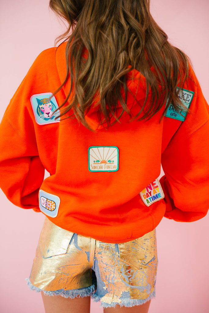 SUMMER PATCHES HOODIE PULLOVER Judith March