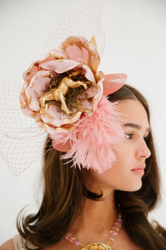 RACING ROYALTY FASCINATOR FASCINATOR Judith March