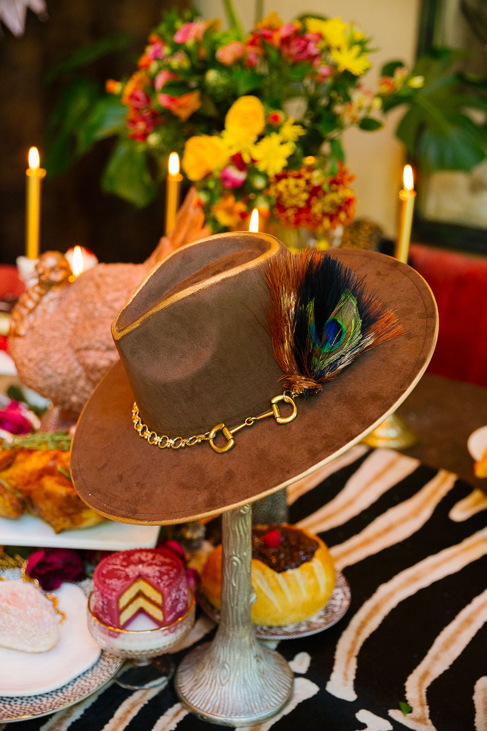 FEATHERED FEAST RANCHER HAT RANCHER HAT Judith March