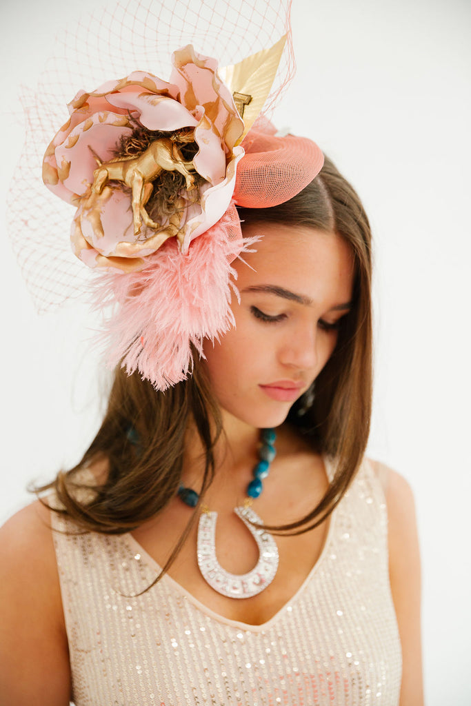 RACING ROYALTY FASCINATOR FASCINATOR Judith March