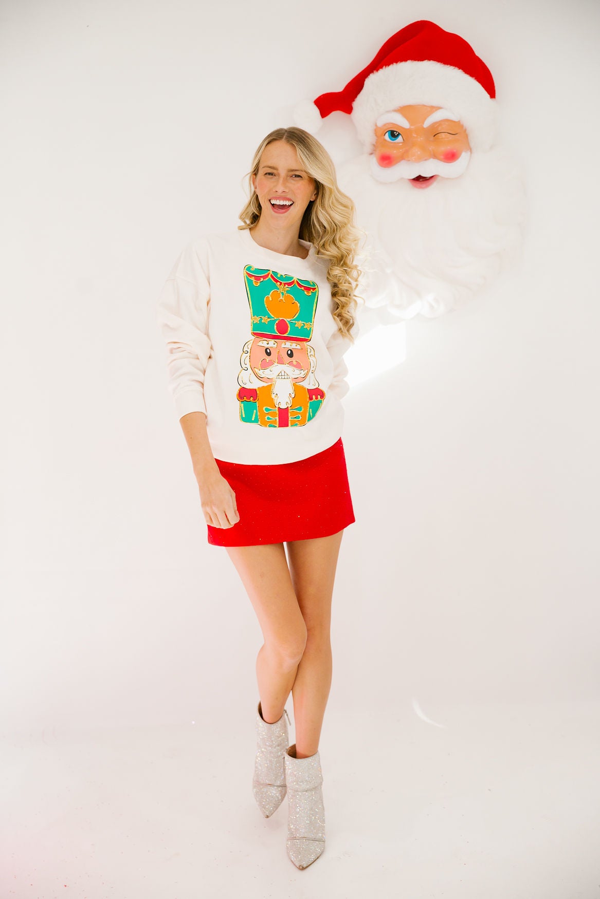 NUTCRACKER SOLDIER CREAM PULLOVER PULLOVER Judith March